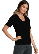 Jenny V-Neck Short Sleeve Top