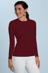 Juliet Jewel Neck Long Sleeve Top