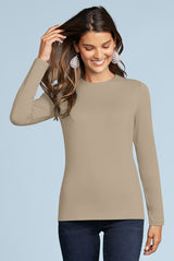 Juliet Jewel Neck Long Sleeve Top