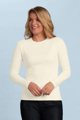 Juliet Jewel Neck Long Sleeve Top
