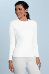 Juliet Jewel Neck Long Sleeve Top