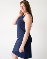 Deena Boatneck Sleeveless Dress