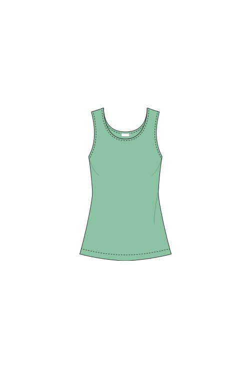 Alexa Scoopneck Layering Tank Top - SALE