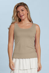 Alexa Scoopneck Layering Tank Top