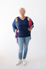 Hannah V-Neck Long Layering Tank Top
