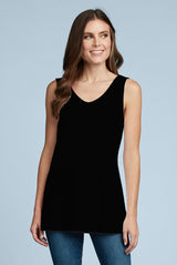 Hannah V-Neck Long Layering Tank Top