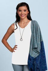 Hannah V-Neck Long Layering Tank Top