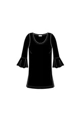 ISABELLA (Flutter Sleeve Tunic)