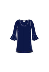 ISABELLA (Flutter Sleeve Tunic)