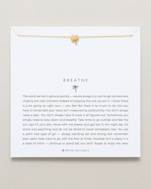 Breathe Icon Necklace