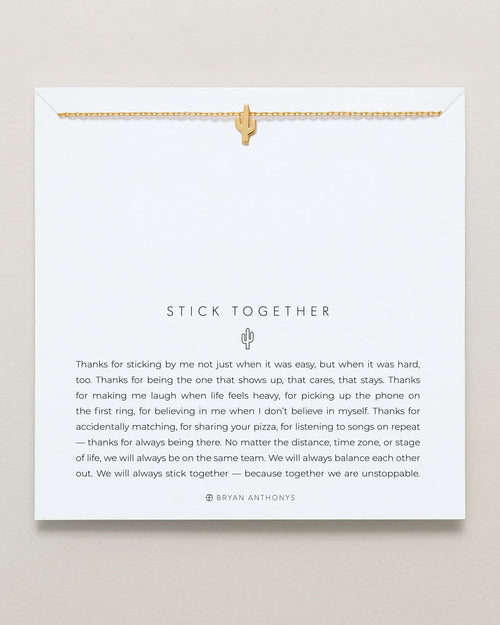 Stick Together Icon Necklace