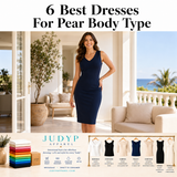 6 Best Dresses For Pear Body Type That Balance Proportions