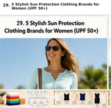 5 Stylish Sun Protection Clothing Brands for Women (UPF 50+)
