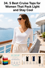 5 Best Cruise Tops for Women That Pack Light and Stay Cool