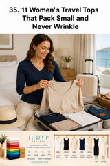 11 Women’s Travel Tops That Pack Small and Never Wrinkle