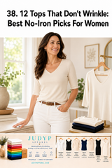 12 Tops That Don’t Wrinkle: Best No-Iron Picks For Women