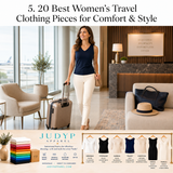 20 Best Women's Travel Clothing Pieces for Comfort & Style