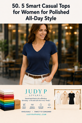 5 Smart Casual Tops for Women for Polished All-Day Style