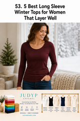 5 Best Long Sleeve Winter Tops for Women That Layer Well