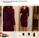 Shop Dresses By Body Type: Find Your Most Flattering Style