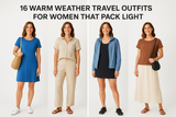 16 Warm Weather Travel Outfits for Women That Pack Light