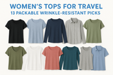 Women’s Tops for Travel: 13 Packable Wrinkle-Resistant Picks