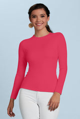Rowena Jewel Neck Long Sleeve Top - SALE