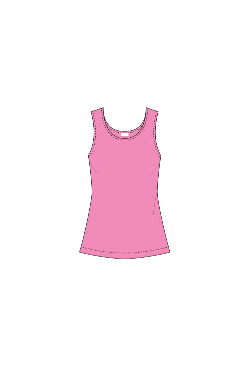 Alexa Scoopneck Layering Tank Top - SALE