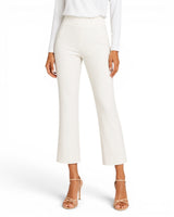 Krazy Larry P600 Pull on Wide Ankle Pant - Oatmeal Stripe