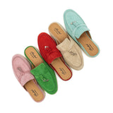 Como Suede Mules in Pink