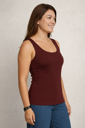 Stephanie in Burgundy