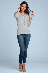 Deborah V-Neck (Size Extra Large)
