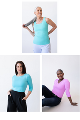 3-Piece Tops & Tank Bundle in Fashion Colors (XL)