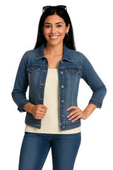 Pamela Scoop Neck 3/4 Sleeve Top NEW STYLE