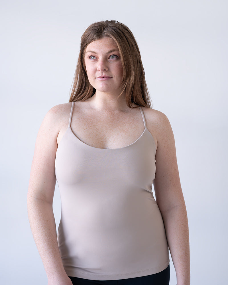 June Scoopneck Spaghetti Strap Layering Camisole