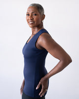 Tracey V-Neck Sleeveless Top