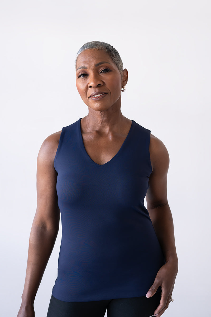 Tracey V-Neck Sleeveless Top