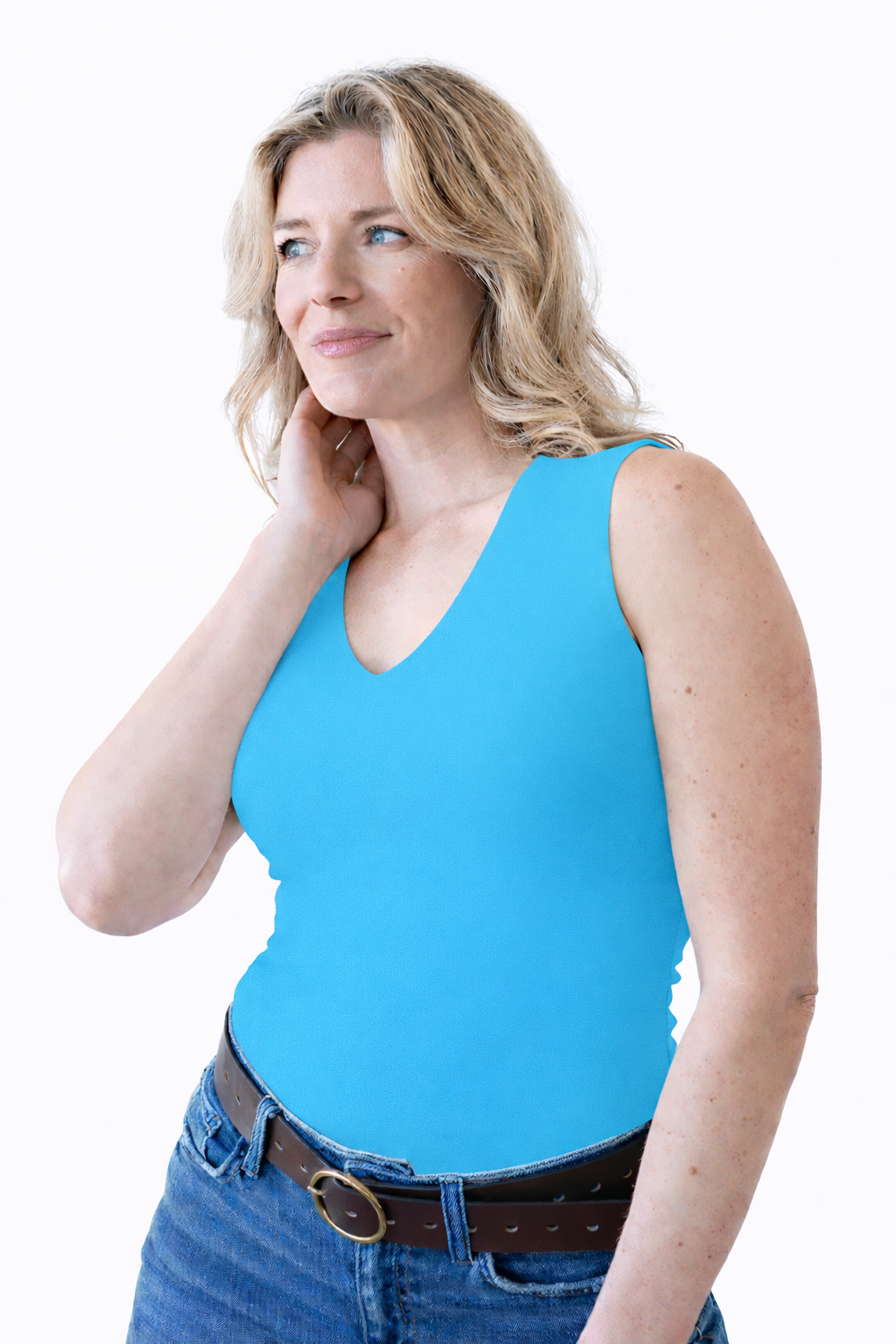 Tracey V-Neck Sleeveless Top