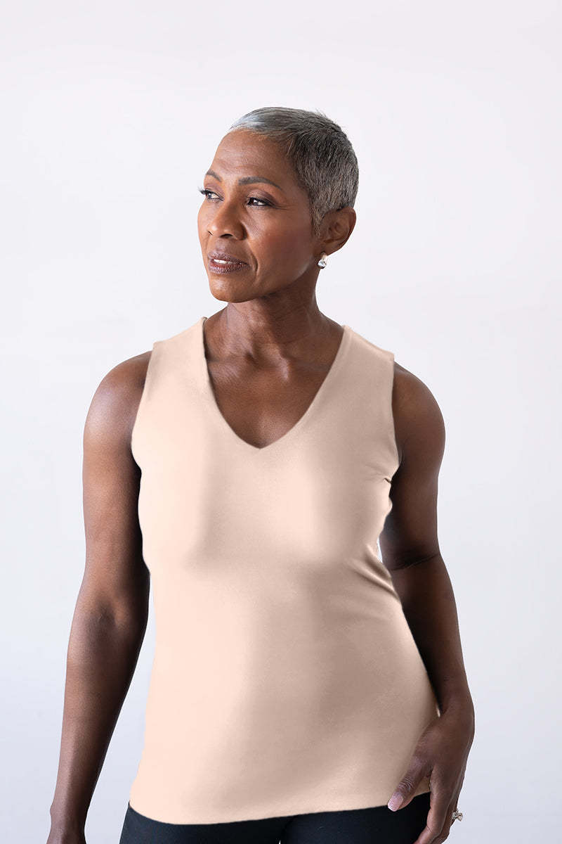 Tracey V-Neck Sleeveless Top
