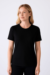 Cathy Jewel Neck Short Sleeve Top