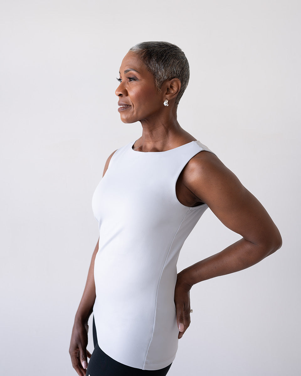 Christina Sabrina Sleeveless Shell