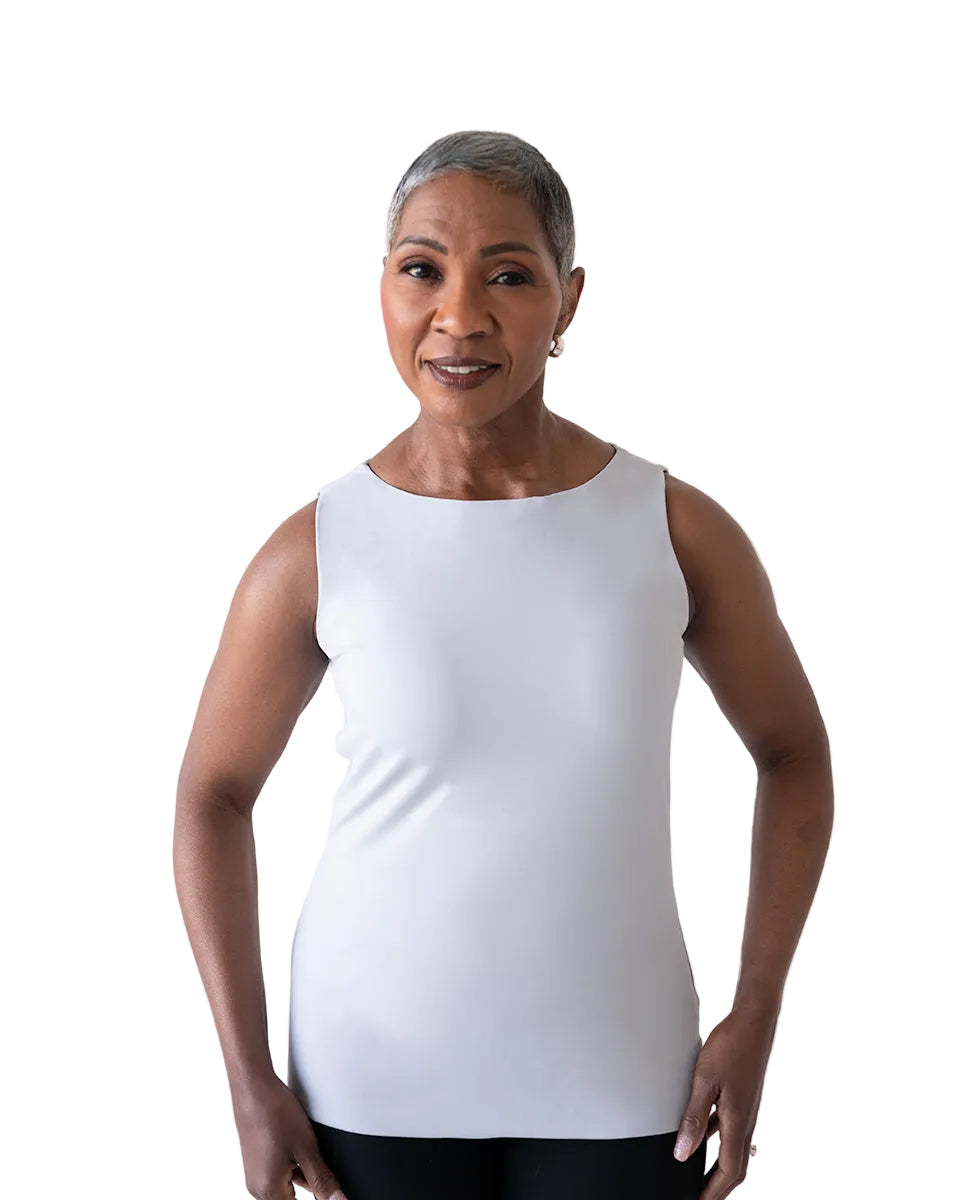 Christina Boatneck Sleeveless Shell