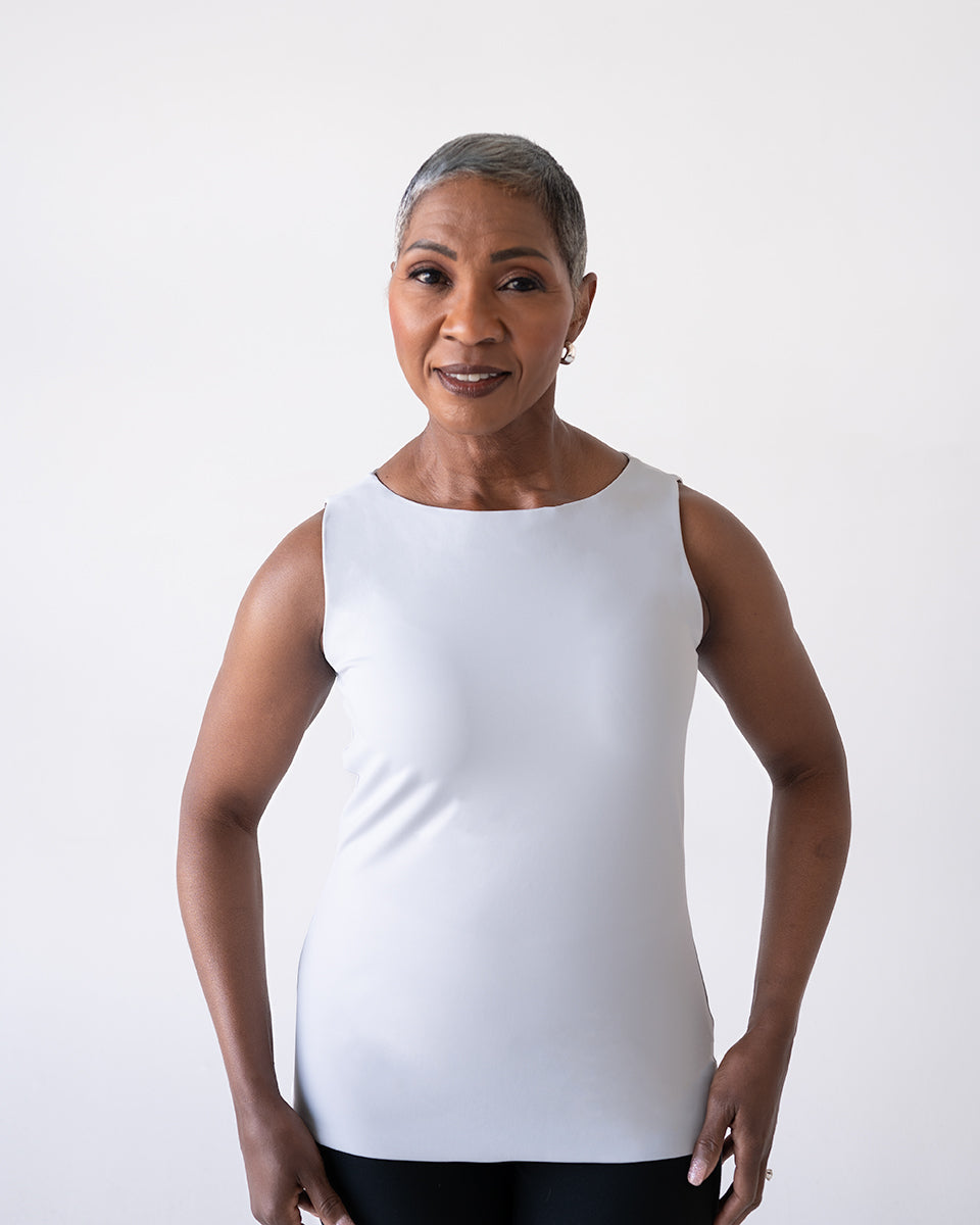 Christina Sabrina Sleeveless Shell