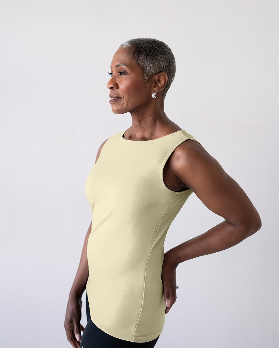 Christina Sabrina Sleeveless Shell