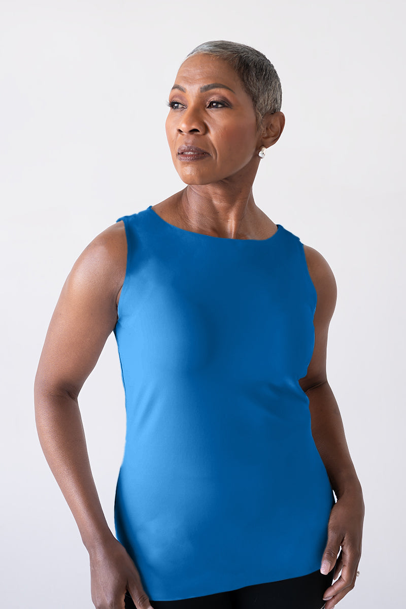 Christina Sabrina Sleeveless Shell