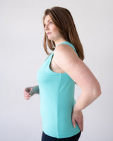 Kelly V-Neck Keyhole Sleeveless Top