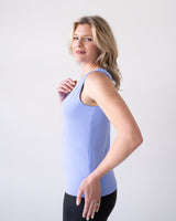 Kelly V-Neck Keyhole Sleeveless Top