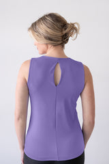 Kelly V-Neck Keyhole Sleeveless Top