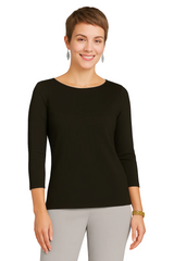Sabrina Boatneck 3/4 Sleeve Top