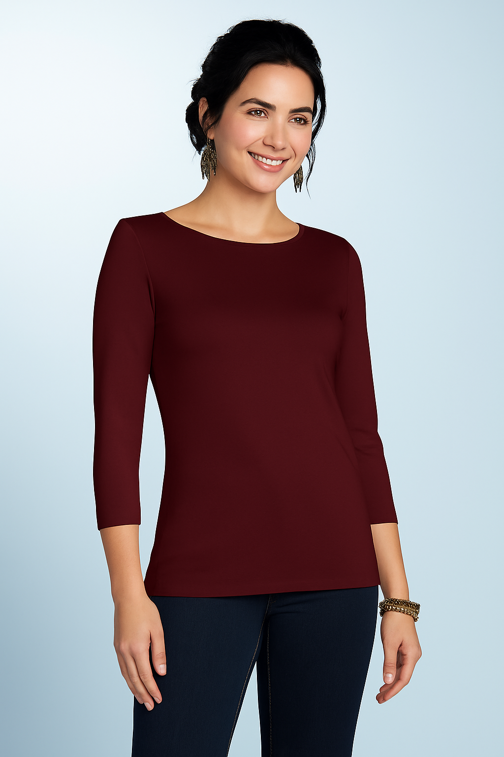 Sabrina 3/4 Sleeve Top Fall 2025 Colors